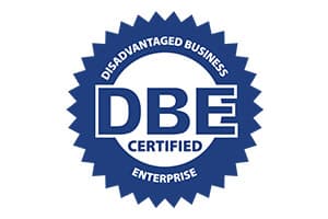DBE Certified – Disadvantaged Business Enterprise