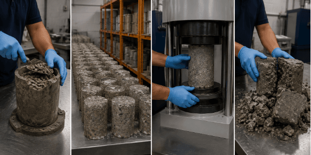 MATERIALS TESTING CMT AT QUARTET LAB